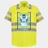 Men's High Visibility Safety Short Sleeve Work Shirt Thumbnail