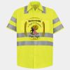 Men's High Visibility Safety Short Sleeve Work Shirt Thumbnail