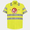 Men's High Visibility Safety Short Sleeve Work Shirt Thumbnail