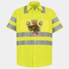 Men's High Visibility Safety Short Sleeve Work Shirt Thumbnail