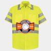 Men's High Visibility Safety Short Sleeve Work Shirt Thumbnail