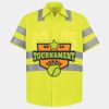 Men's High Visibility Safety Short Sleeve Work Shirt Thumbnail