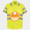 Men's High Visibility Safety Short Sleeve Work Shirt Thumbnail