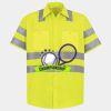 Men's High Visibility Safety Short Sleeve Work Shirt Thumbnail