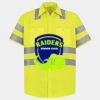 Men's High Visibility Safety Short Sleeve Work Shirt Thumbnail