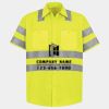 Men's High Visibility Safety Short Sleeve Work Shirt Thumbnail