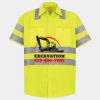 Men's High Visibility Safety Short Sleeve Work Shirt Thumbnail