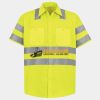 Men's High Visibility Safety Short Sleeve Work Shirt Thumbnail