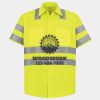 Men's High Visibility Safety Short Sleeve Work Shirt Thumbnail