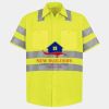 Men's High Visibility Safety Short Sleeve Work Shirt Thumbnail