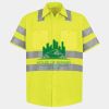 Men's High Visibility Safety Short Sleeve Work Shirt Thumbnail