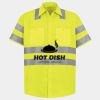 Men's High Visibility Safety Short Sleeve Work Shirt Thumbnail