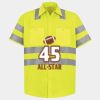 Men's High Visibility Safety Short Sleeve Work Shirt Thumbnail