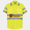 Men's High Visibility Safety Short Sleeve Work Shirt Thumbnail