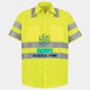 Men's High Visibility Safety Short Sleeve Work Shirt Thumbnail