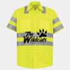 Men's High Visibility Safety Short Sleeve Work Shirt Thumbnail