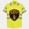 Men's High Visibility Safety Short Sleeve Work Shirt Thumbnail