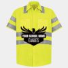 Men's High Visibility Safety Short Sleeve Work Shirt Thumbnail