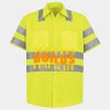 Men's High Visibility Safety Short Sleeve Work Shirt Thumbnail