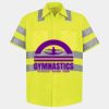 Men's High Visibility Safety Short Sleeve Work Shirt Thumbnail