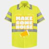 Men's High Visibility Safety Short Sleeve Work Shirt Thumbnail