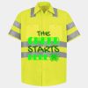 Men's High Visibility Safety Short Sleeve Work Shirt Thumbnail