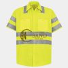 Men's High Visibility Safety Short Sleeve Work Shirt Thumbnail