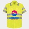 Men's High Visibility Safety Short Sleeve Work Shirt Thumbnail