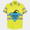 Men's High Visibility Safety Short Sleeve Work Shirt Thumbnail