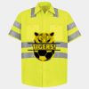 Men's High Visibility Safety Short Sleeve Work Shirt Thumbnail