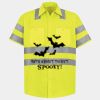Men's High Visibility Safety Short Sleeve Work Shirt Thumbnail