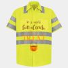 Men's High Visibility Safety Short Sleeve Work Shirt Thumbnail