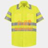 Men's High Visibility Safety Short Sleeve Work Shirt Thumbnail