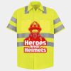 Men's High Visibility Safety Short Sleeve Work Shirt Thumbnail