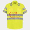 Men's High Visibility Safety Short Sleeve Work Shirt Thumbnail