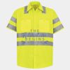 Men's High Visibility Safety Short Sleeve Work Shirt Thumbnail
