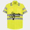 Men's High Visibility Safety Short Sleeve Work Shirt Thumbnail