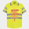 Men's High Visibility Safety Short Sleeve Work Shirt Thumbnail