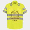 Men's High Visibility Safety Short Sleeve Work Shirt Thumbnail
