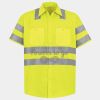 Men's High Visibility Safety Short Sleeve Work Shirt Thumbnail