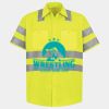 Men's High Visibility Safety Short Sleeve Work Shirt Thumbnail
