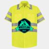 Men's High Visibility Safety Short Sleeve Work Shirt Thumbnail