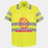 Men's High Visibility Safety Short Sleeve Work Shirt Thumbnail
