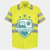 Men's High Visibility Safety Short Sleeve Work Shirt Thumbnail