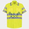 Men's High Visibility Safety Short Sleeve Work Shirt Thumbnail