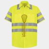 Men's High Visibility Safety Short Sleeve Work Shirt Thumbnail