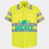 Men's High Visibility Safety Short Sleeve Work Shirt Thumbnail