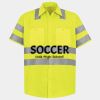Men's High Visibility Safety Short Sleeve Work Shirt Thumbnail