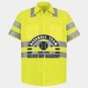 Men's High Visibility Safety Short Sleeve Work Shirt Thumbnail