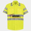 Men's High Visibility Safety Short Sleeve Work Shirt Thumbnail
